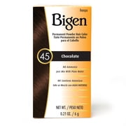 BIGEN - Permanent Powder Hair Color [ CHOCOLAT #45 ] 0.21 Oz. * BEAUTY TALK LA *