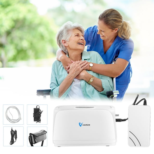 BIGFELIZ MINIsized Portable Oxygen Machine for Hiking Breathing ,3𝗟/m