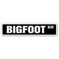 thumbnail image 1 of BIGFOOT Street Sign sasquatch folklore hairy large ape | Indoor/Outdoor |  30" Wide, 1 of 5