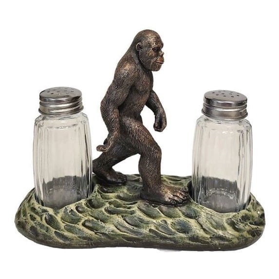 BIGFOOT Walking Sasquatch Salt & Pepper Shaker Set, by DeLeon Collections