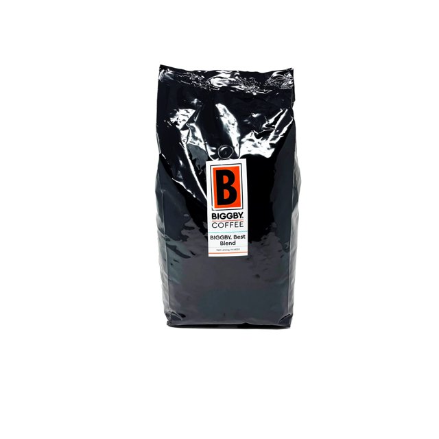 BIGGBY Medium Roast Whole Bean Coffee By BIGGBY BEST Flavor 5lb Bag