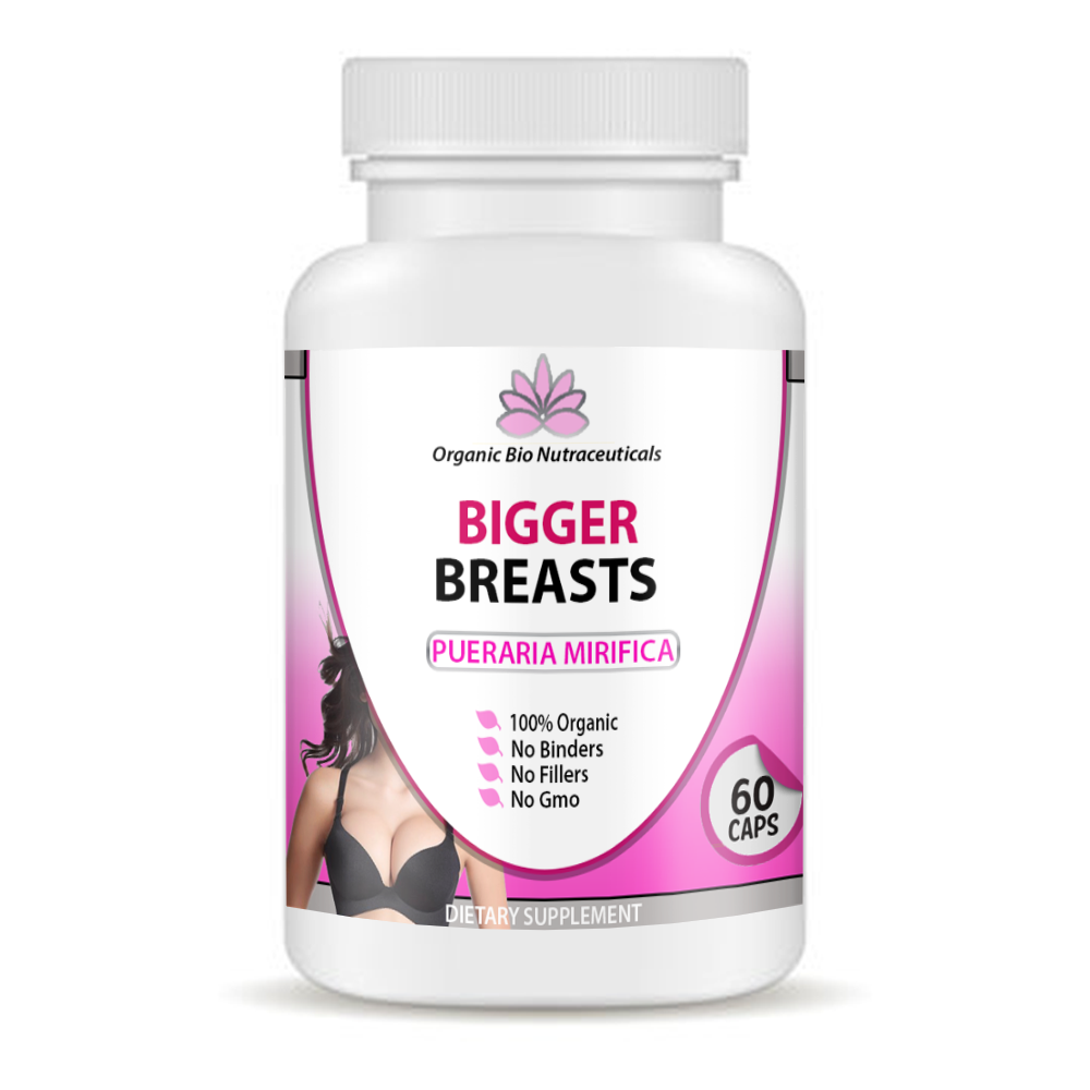 BIGGER BREASTS BY OBN PUERARIA MIRIFICA 60 CAPSULES ORGANIC 5000mg