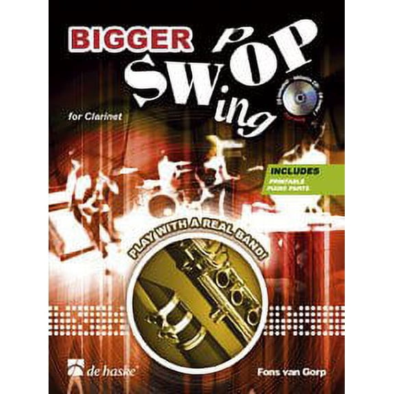 BIGGER SWOP (SWING POP) CLARINET/CD PAK INCLUDES PRINTABLE PIANO PARTS