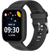 BIGGERFIVE Smart Watch for Kids, 1.8" Fitness Tracker Watch Pedometer, IP68 Waterproof, Sleep Monitor, Calorie Step Counter, 5 Puzzle Games with/Without APP for Girls Teens 5-16
