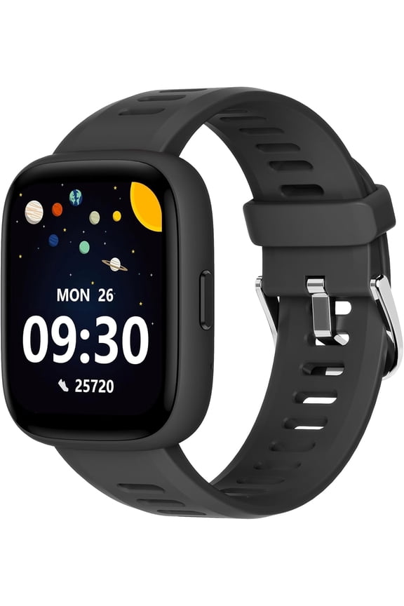 Smart Watch for Kids, 1.8" Fitness Tracker Watch Pedometer, IP68 Waterproof, Sleep Monitor, Calorie Step Counter, 5 Puzzle Games with/Without APP for Girls Teens 5-16