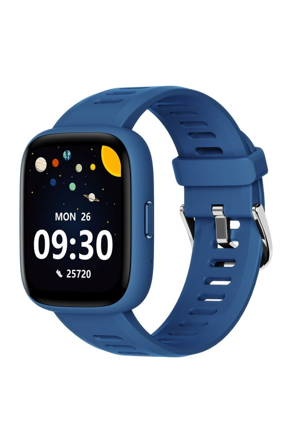 Smart Watch for Kids, 1.8" Fitness Tracker Watch Pedometer, IP68 Waterproof, Sleep Monitor, Calorie Step Counter, 5 Puzzle Games with/Without APP for Girls Teens 5-16