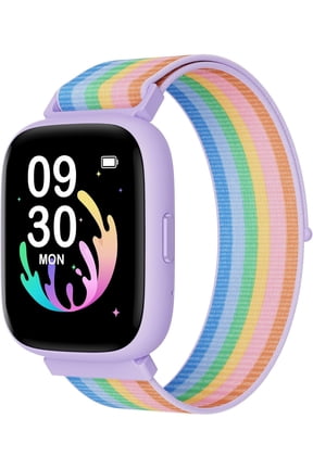 Smart Watch for Kids, 1.8" Fitness Tracker Watch Pedometer, Sleep Monitor, IP68 Waterproof, Calorie Step Counter, Puzzle Game with/Without APP for Girls Teens 5-16,