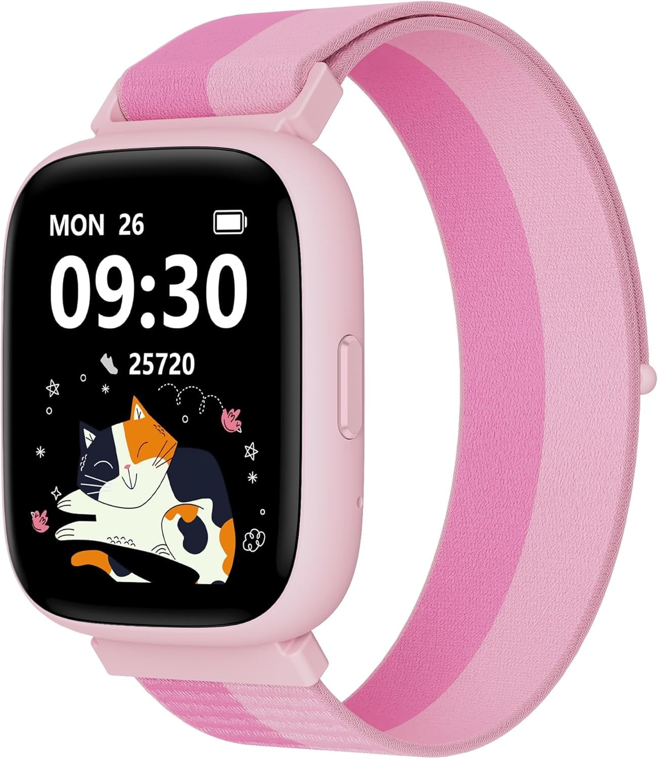BIGGERFIVE Smart Watch for Kids, 1.8" Fitness Tracker Watch Pedometer, Sleep Monitor, IP68 Waterproof, Calorie Step Counter, Puzzle Game with/Without APP for Girls Teens 5-16,
