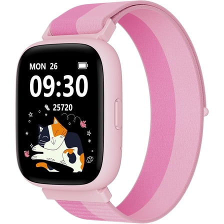 Smart Watch for Kids, 1.8" Fitness Tracker Watch Pedometer, Sleep Monitor, IP68 Waterproof, Calorie Step Counter, Puzzle Game with/Without APP for Girls Teens 5-16,
