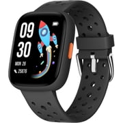 BIGGERFIVE Smart Watch for Kids No APP No Phone Needed, 1.8 Fitness Tracker Watch Pedometer, Sleep Monitor, IP68 Waterproof, Step Counter, Puzzle Games for Girls Boys Teens 5-16, Black