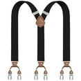 thumbnail image 1 of BIGLUFU Men's Suspenders, Y-Shaped Heavy Duty Suspenders – 6 Metal Clips, Elastic Straps Perfect For Both Casual and Formal, 1 of 7
