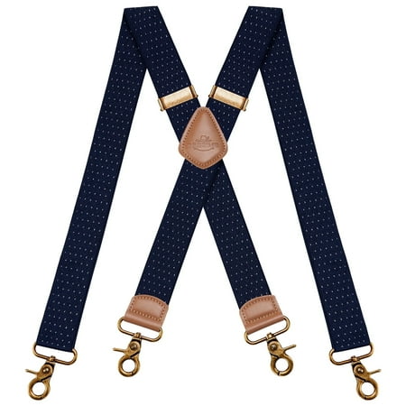BIGLUFU Vintage Suspenders for Men Heavy Duty 4 Snap Hooks for Belt Loops Adjustable X price history and forecast - BIGLUFU BIGLUFU-110