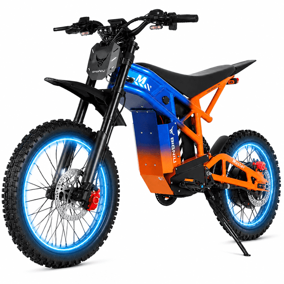 BIGNIU BG-Master Electric Bike for Adults, 2000W Rated / 3000W Peak Motor, 60V 32Ah (1920Wh) Removable Battery, UL 2849 Certified, Full Suspension, Up to 43 MPH, Up to 27 Miles