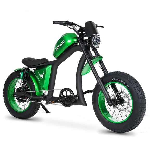 BIGNIU BG-X Electric Bike for Adults 1500W Motor, 35+MPH E Chopper Bike 48V 31.5Ah UL 2849
