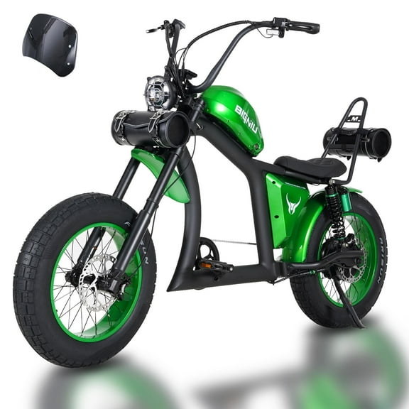 BIGNIU BG-X PRO Electric Bike for Adults,740W Brushless Motor 52V 27Ah Up to 40 Miles E-Bike Front/Rear Turn Signal Dual Suspension Ebikes UL2849