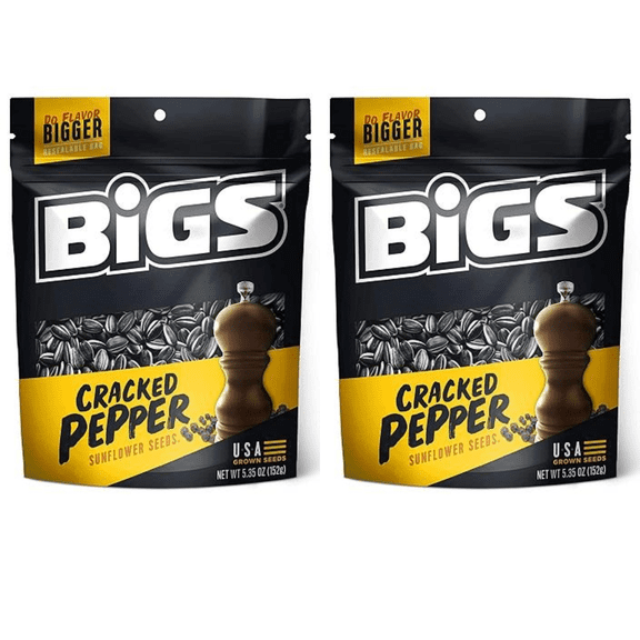 BIGS SEEDS CRACKED PEPPER 5.35 Oz. (Pack of 2)