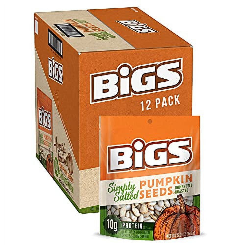 BIGS Simply Salted Homestyle .. Roast Pumpkin Seeds, Low .. Carb ...