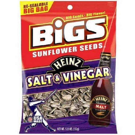 BIGS Sunflower Seeds, (Pack of 12), Multiple Flavors and Bag Sizes Available