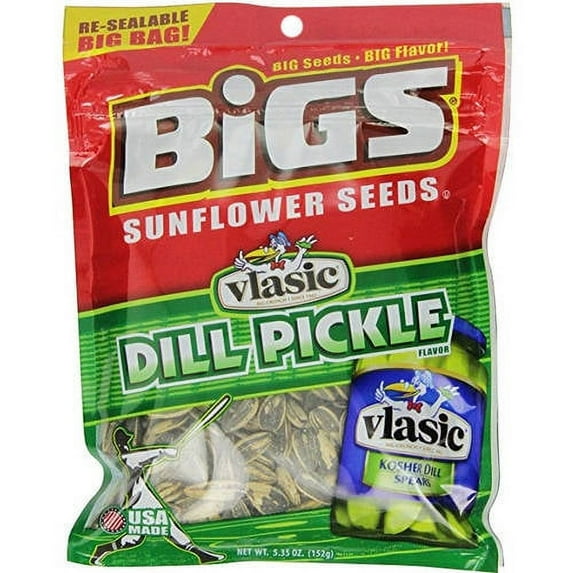 BIGS Sunflower Seeds, (Pack of 12), Multiple Flavors and Bag Sizes Available