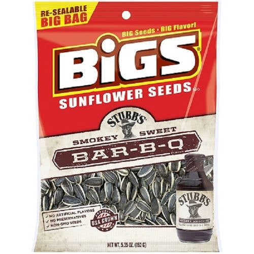 BIGS Sunflower Seeds, (Pack of 12), Multiple Flavors and Bag Sizes
