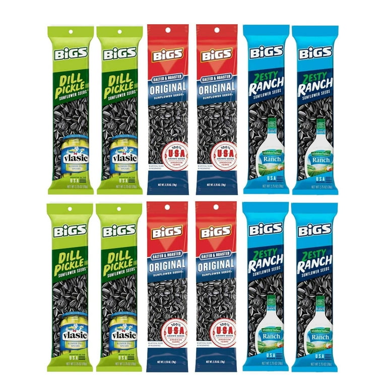 Snackathon BIGS Sunflower Seeds Variety Pack, Dill Pickle