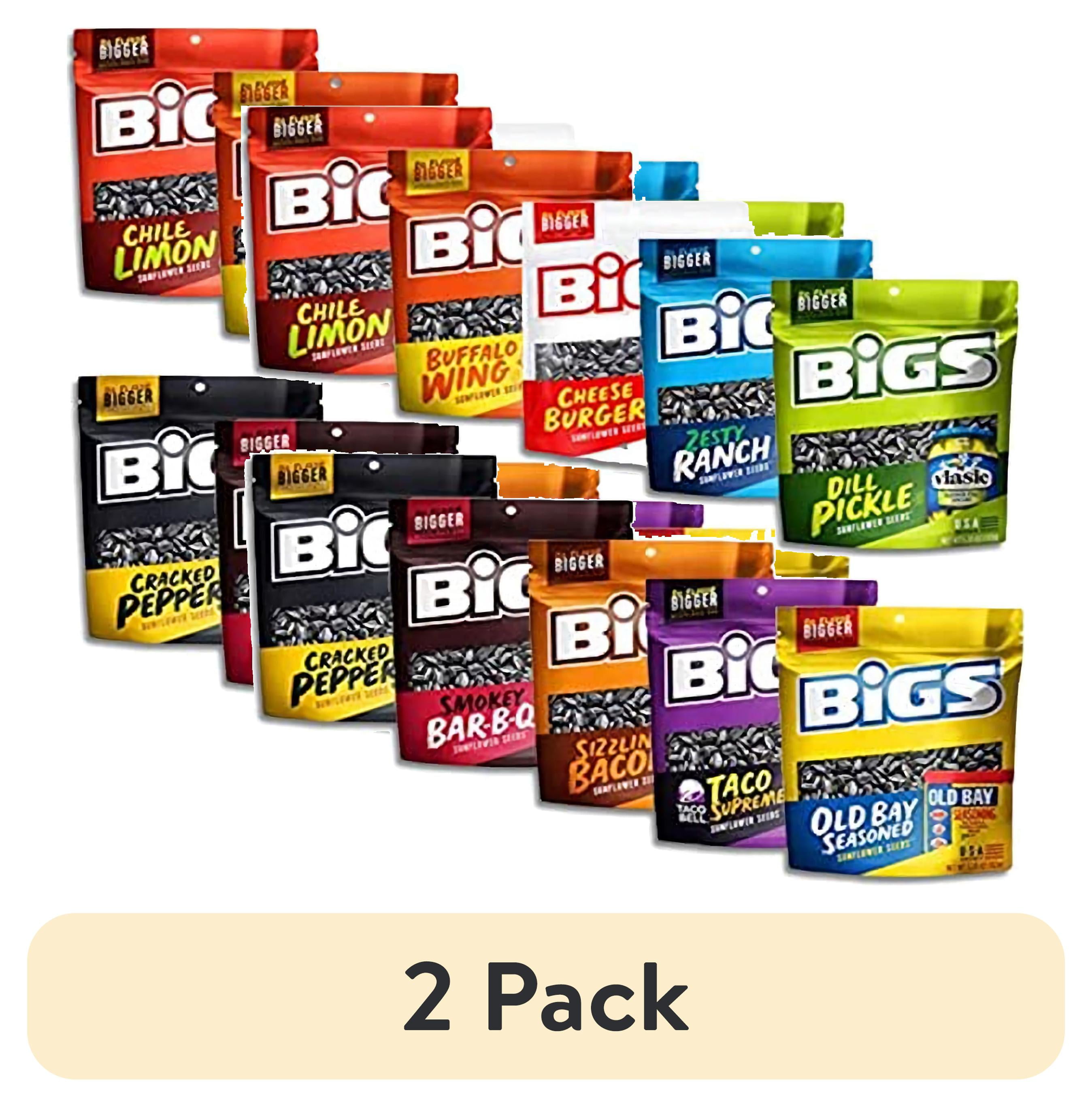 (2 pack) BIGS Sunflower Seeds Variety Sampler Value Pack Includes