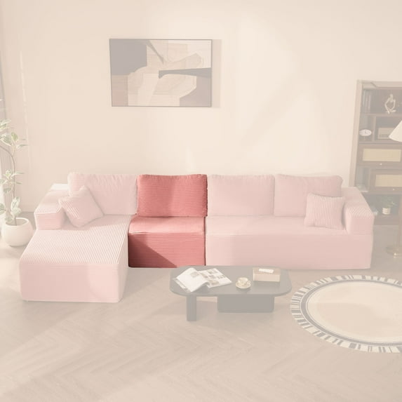 BIGSYY Cozy Single Seat, Comfortable Seating, No Assembly Required, Pink