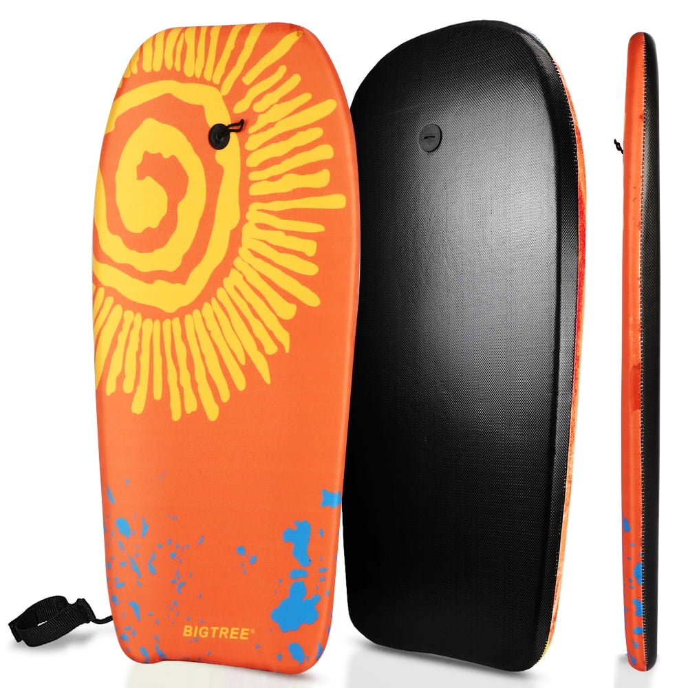 BIGTREE Bodyboard Kickboard Surfing Skimboard Water Boogie Board Pool Toy 37 Orange Walmart