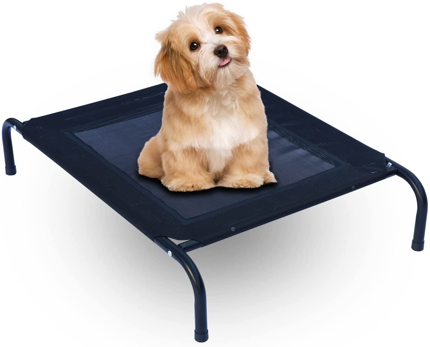 BIGTREE Elevated Dog Pet Bed Frame for Indoor Medium Cat, Portable Mesh ...