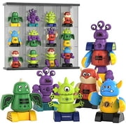 BIGUY Magnetic Robot Toy for Kids 3-5 Years Old - Monster Magnetic Blocks Stacking Transform Toys for Kids with Storage Box, Set for Kids Age 3 4 5 6 7 Years Old Boys, Christmas & Birthday Gift