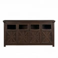 BIGWOO TV Stand 4 Doors Sideboard ,Wine Bar Storage for