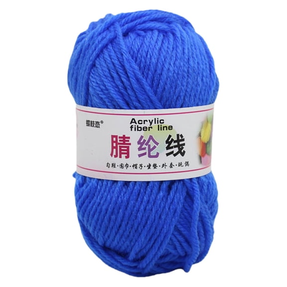 BIHZUA Elastic Acrylic Crochet Fiber, Thick Blend Texture, Long Lasting DIY Craft Yarn