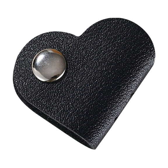 BIHZUA Lightweight Leather Heart Strap, Charging Cord Organizer Clip