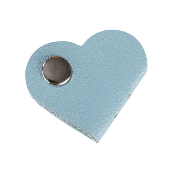 BIHZUA Multi Tone Heart Leather Cord Organizer, Portable Wire Keeper