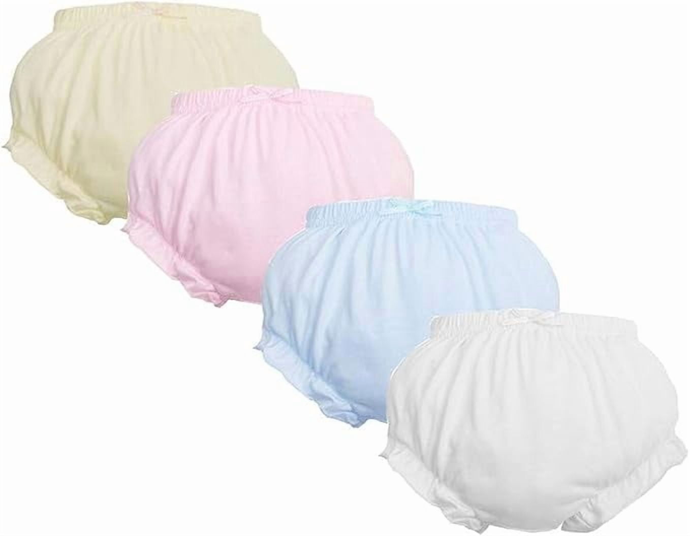 Girl Baby Inner BIIOVENR 4 Pcs Baby Bloomers for Toddler Newborn Diaper Covers for ...
