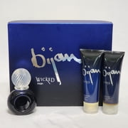 BIJAN Wicked by BIJAN Men 3Pcs Set, 1.7 oz EDT spray + 3.3 oz balm + Shampoo