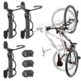 thumbnail image 1 of BIKE HAND 3x Swivel Bicycle Wall Hanger Vertical Mount Rack - MTB & Road Bikes, 1 of 6