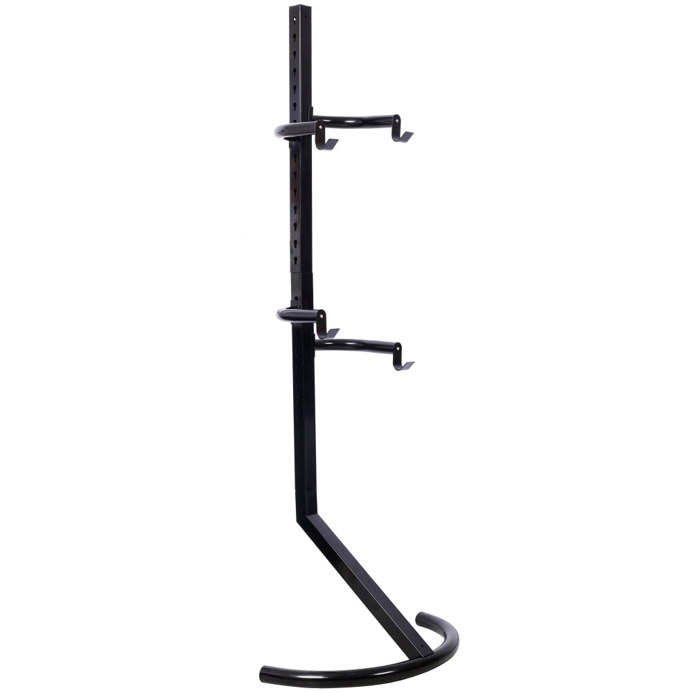 Rage Powersports 2-Bike Garage Wall Storage Rack – Heavy Duty Steel Vertical Bike Stand For Indoor Use