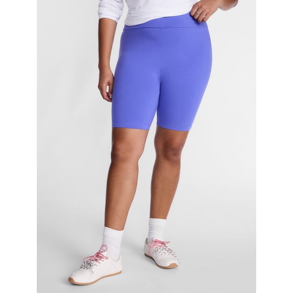Terra & Sky Women's Plus Bike Short, Sizes 0X-5X
