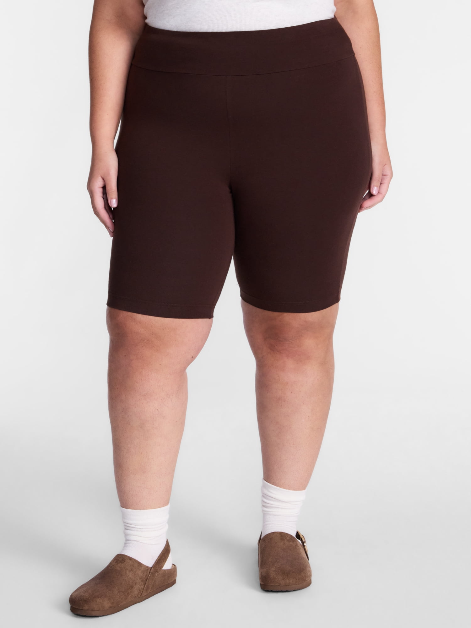 Terra & Sky Women's Plus Size Bike Shorts, Sizes 0X-5X