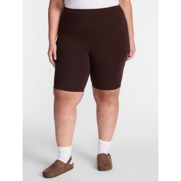 Terra & Sky Women's Plus Size Bike Shorts, Sizes 0X-5X