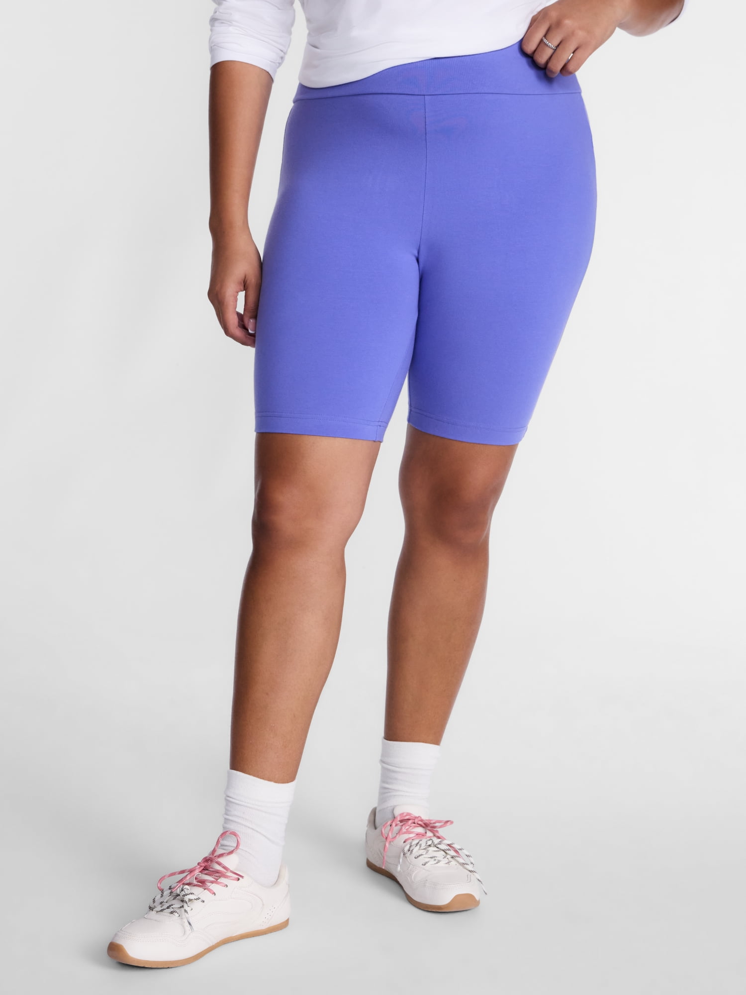 Terra & Sky Women's Plus Size Bike Shorts, Sizes 0X-5X