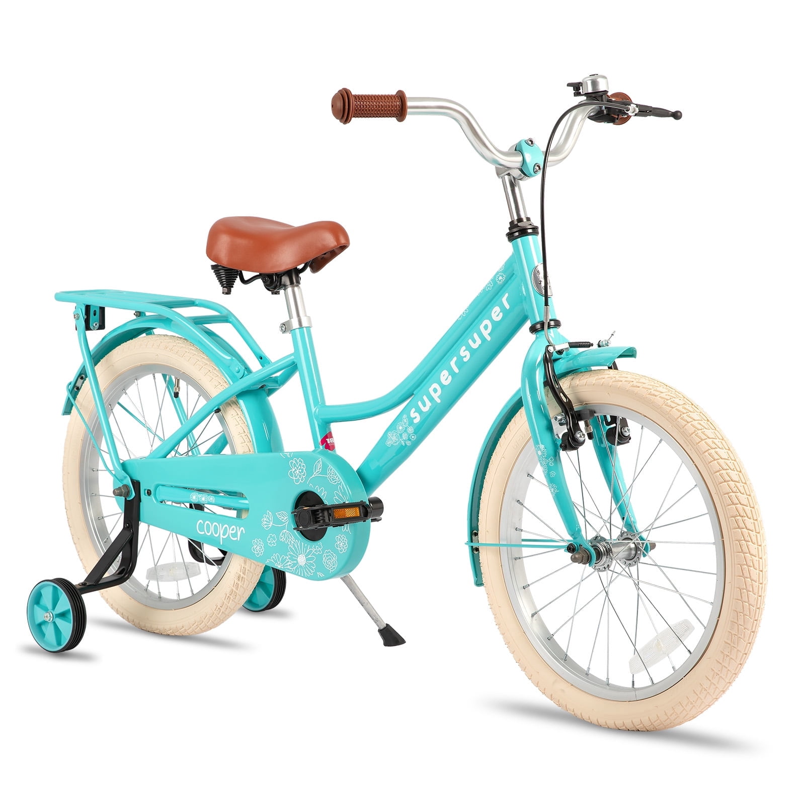 JOYSTAR Cooper Kids Bike for Toddlers Girls and Boys, 18 Inch Kids Bike,Green Sansujyuku sansujyuku.com
