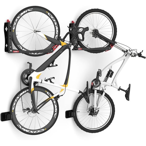 Picture Idea: Bikepal Space Saving Wall Mounted Swivel Bike Racks Vertical Bike