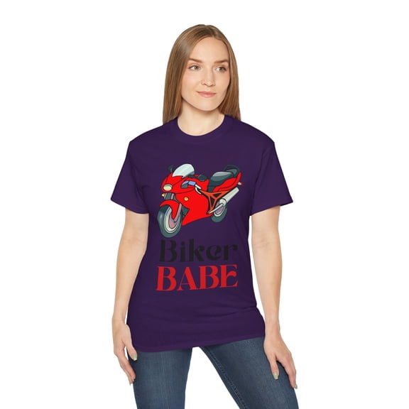 BIKER BABE - WOMENS Ultra Cotton Tee
