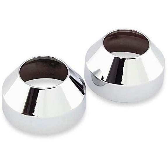 Bikers Choice 84-17 41mm Wide Glide Chrome Fork Boot Covers - Enhanced Protection and Style for Harley Davidson Wide Glide Models