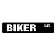 thumbnail image 1 of BIKER Street Sign motorcycle parts dude cycle rice | Indoor/Outdoor |  30" Wide, 1 of 5
