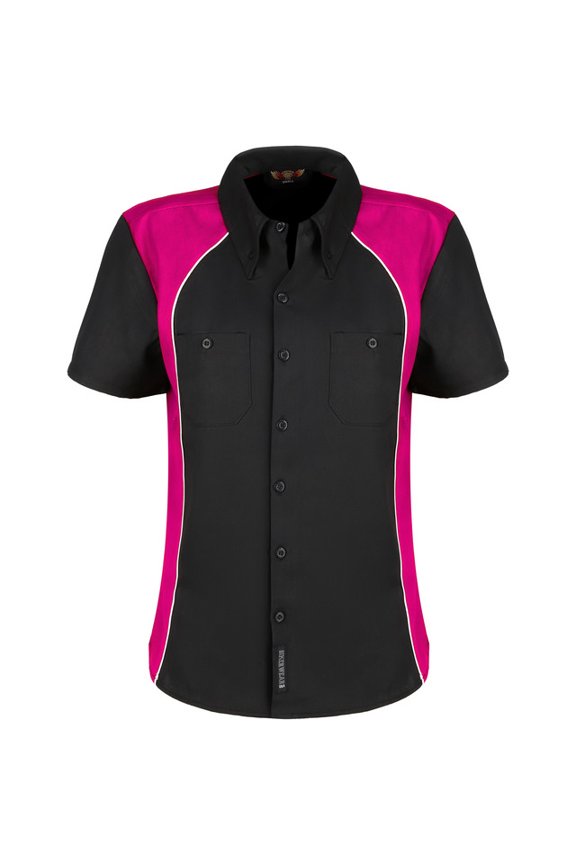 Short Sleeve Button Down/Collar Work Shirts for Women