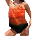 thumbnail image 1 of BIKINX Tankini Swimsuits for Women Plus Size Modest Swimwear Tummy Control Two Piece Bathing Suits, 1 of 4