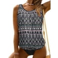 thumbnail image 1 of BIKINX Tankini Swimsuits for Women Plus Size Swimwear Tummy Control Two Piece Bathing Suits, 1 of 6